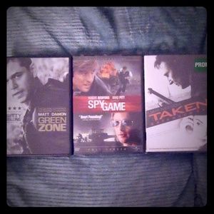DONATED. DVD Trio- Action/Suspense